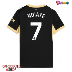 Manchester City Iliman Ndiaye #7 Udebanetrøje Dame 2026-27 Kort ærmer Manchester City Iliman Ndiaye #7 Udebanetrøje Dame 2026-27 Kort ærmer